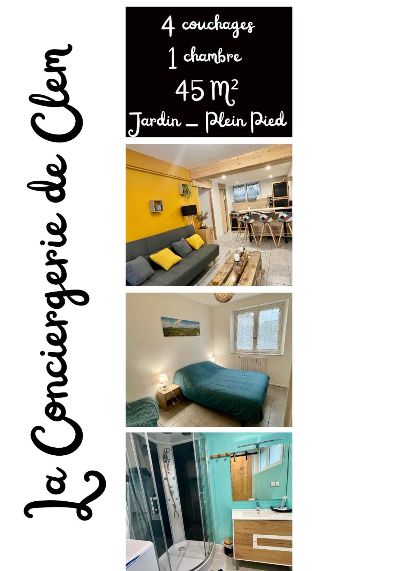Studio 40M2 Plein Pied Avec Parking Jussac 外观 照片
